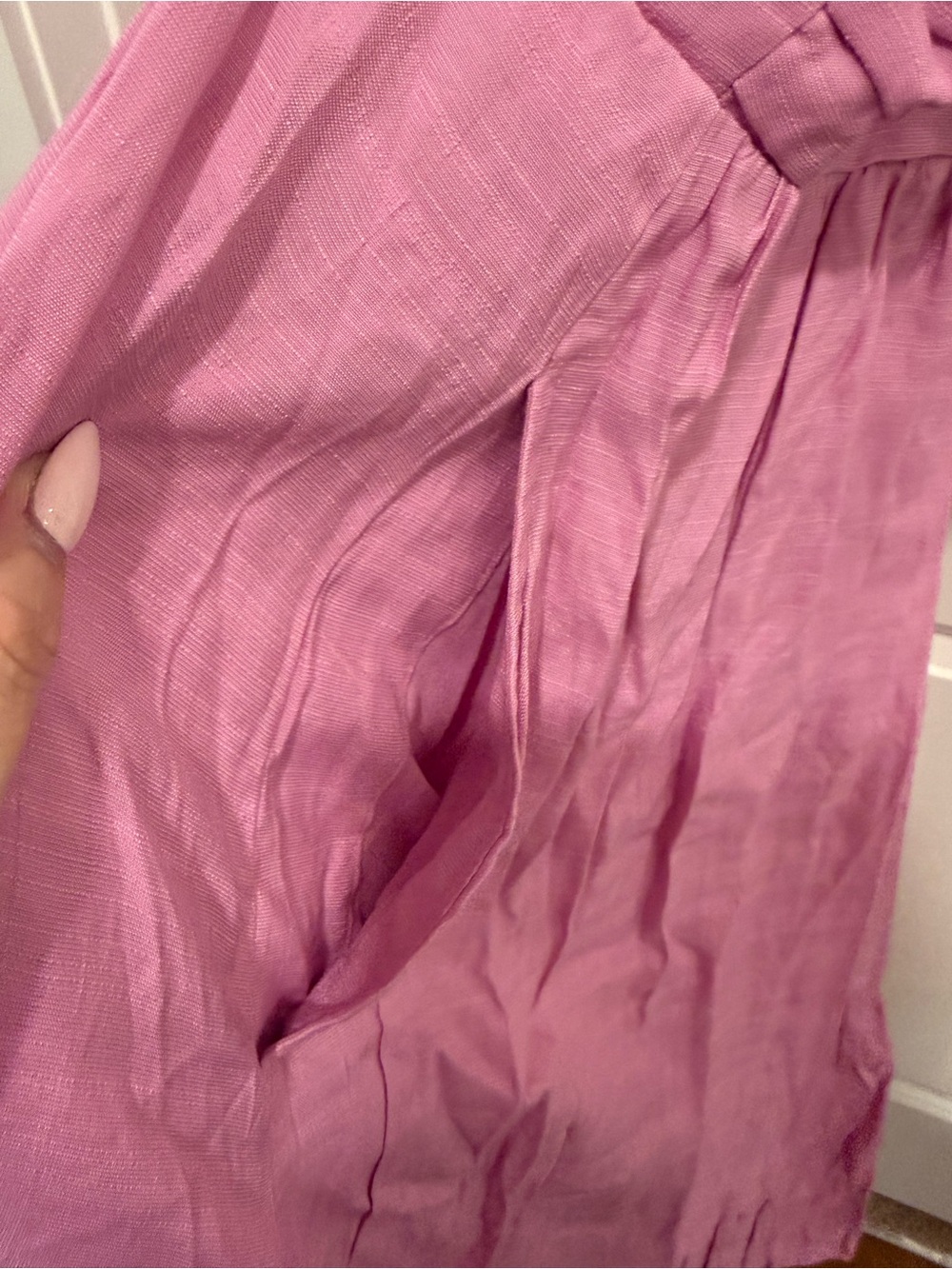 LC Lauren Conrad Plus Size Pink Pleated-Bodice Midi Dress Size 2X - Picture 10 of 12